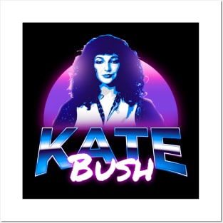 kate bush retrowave Posters and Art